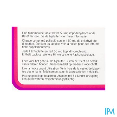 Itoprom 50mg Filmomh Tabl 100