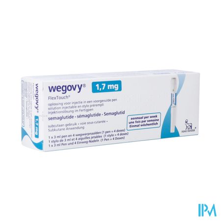 Wegovy Abacus 1,7mg Flextouch Opl Inj Voorgev.pen