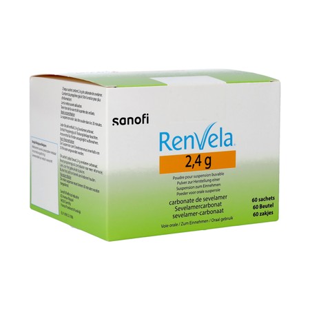 Renvela 2,4g Poeder Orale Susp Zakjes 60 X 2,4g