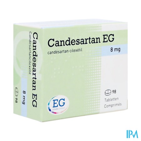 Candesartan Eurogenerics 8Mg Tabl 98