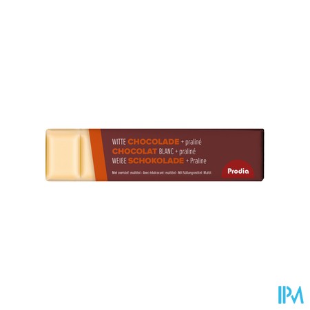 Prodia Reep Chocolade Wit Praline 20x35g Revogan