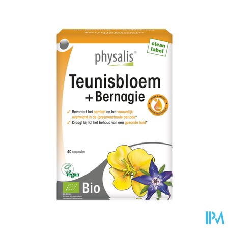Physalis Teunisbloem+bernagie Caps 40