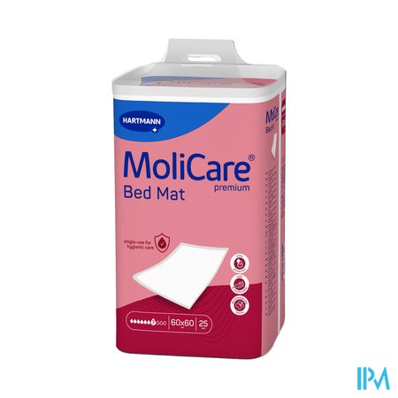Molicare Pr Bed Mat 7dr 60x60 25 P/s