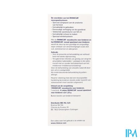 Rhinicur Neusdouche Kinderen 1