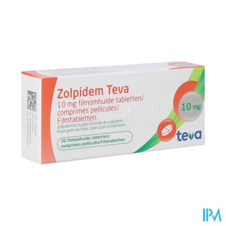 Zolpidem Teva 10mg Pi Pharma Filmomh Tabl 30 Pip
