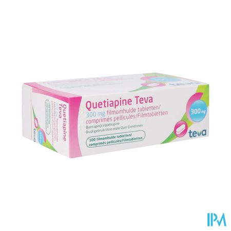 Quetiapine Teva 300mg Filmomh Tabl 100