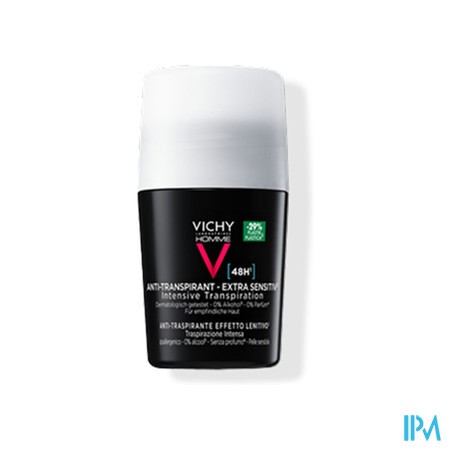 Vichy Homme Deo Bille Peau Sensible 48h 50ml
