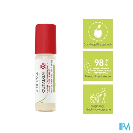 Aderma Cutalgan Roll On Sos Insectenbeten 10ml