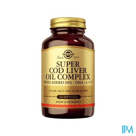 Super Cod Liver Oil Compl (levertraan) Softgel 60
