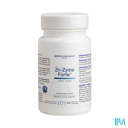 Zn Zyme Forte Biotics Comp 100x25mg