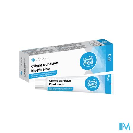 Livsane Oral Kleefcreme Free 50g