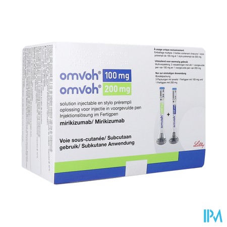 Omvoh 100mg Opl Inj+200mg Opl Inj Voorgev. Pen 2x3
