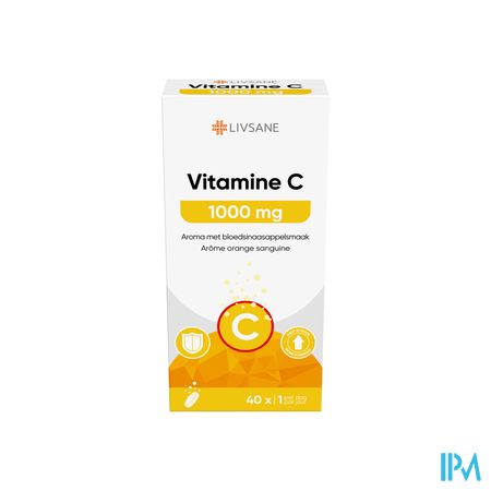 Livsane Vitamine C 1000mg Comp Efferv. 40