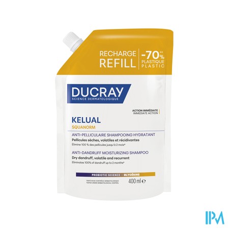 Ducray Kelual Squanorm Sh Pell.seches Refill 400ml