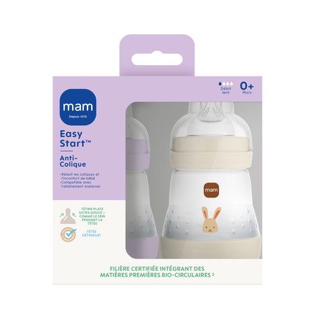 MAM BIB E ST A/COL LI+SAB D1 160ML
