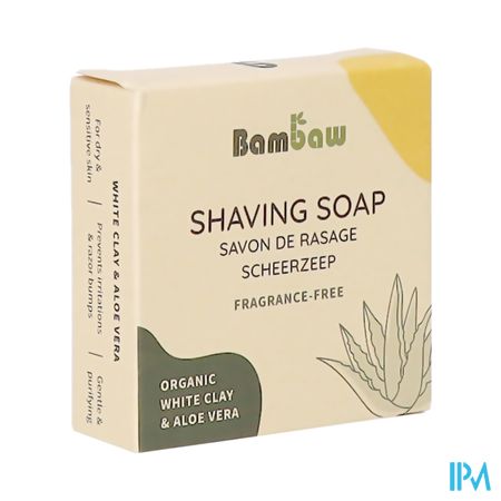 Bambaw Savon Rasage S/parfum 70g