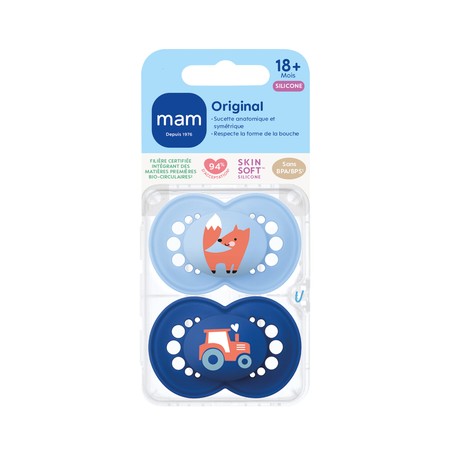 SUCET MAM ORIGIN NATUR SIL 18+M X2