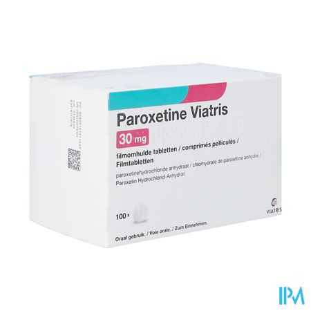 Paroxetine Viatris 30mg Comp 100 Blister