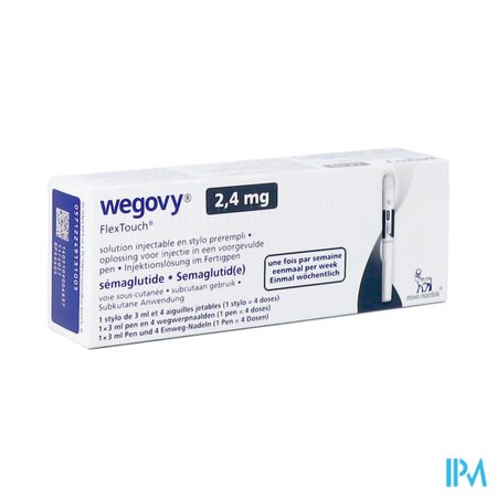 Wegovy 2,4mg Flextouch Opl Inj Voorgev.pen 3ml