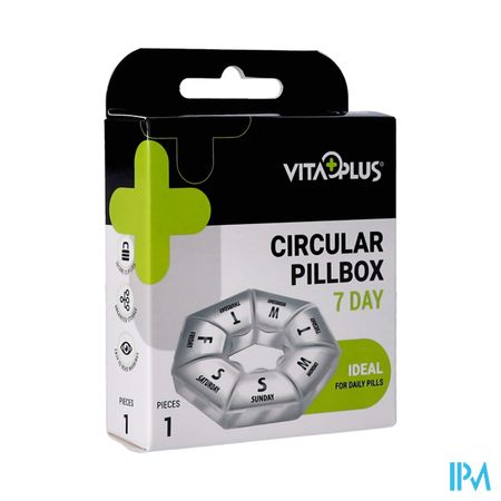 Vitaplus Pilulier Rond Semaine