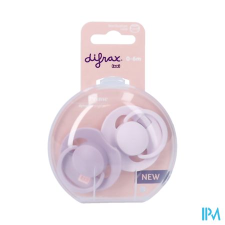 Difrax Dynamic Fopspeen 0-6m Prime Lilac/violet 2