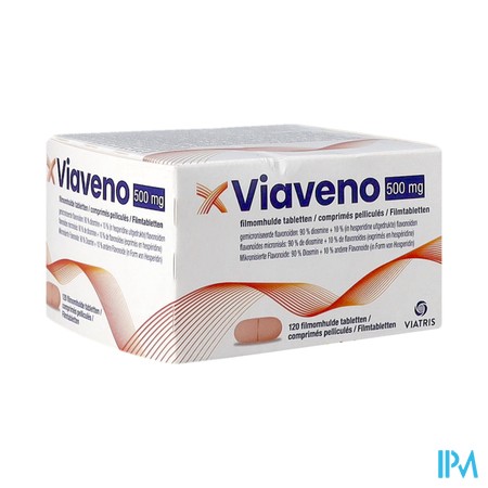 Viaveno 500mg Filmomh Tabl 120