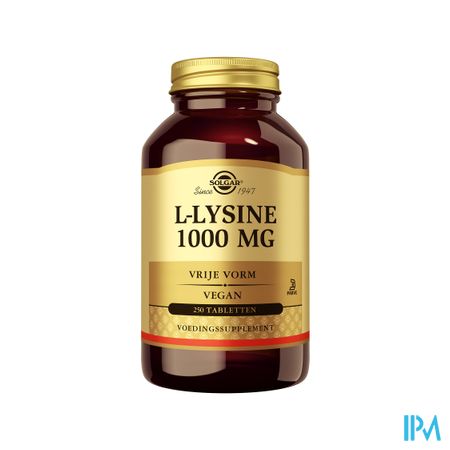 Solgar l-lysine Comp 250x1000mg