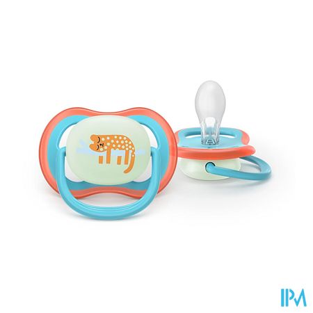 Philips Avent Fopspeen +18m Air Night Aap/poes 2