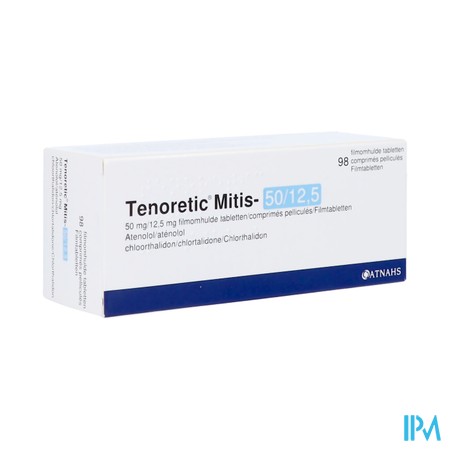 Tenoretic Mitis 50mg/12,5mg Filmomh Tabl 98