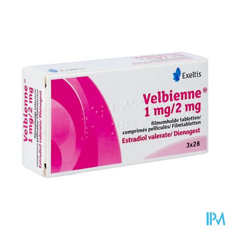 Velbienne 1mg/2mg Filmomh Tabl 3 X 28