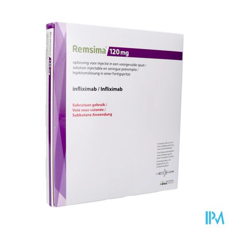 Remsima 120mg Abacus Voorg. Spuit 1ml Sol Inj 6