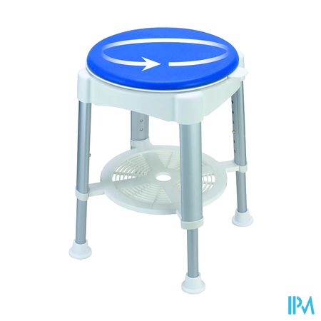 Tabouret Douche Assise Ronde Pivotante Advys