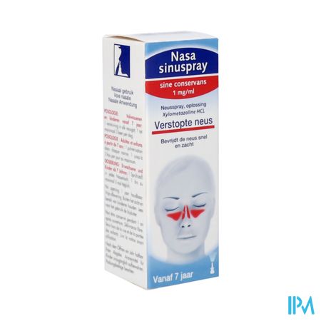 Nasasinuspray 1mg/ml Sine Conservans 10ml