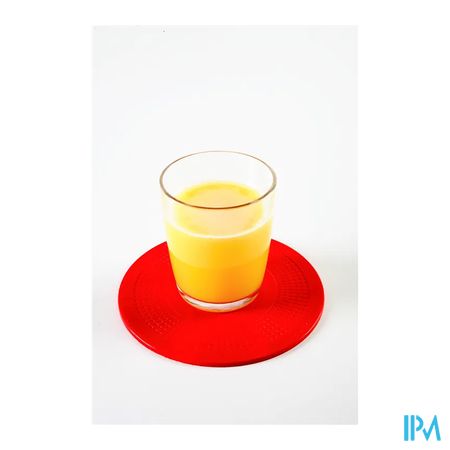 Tapis A/derapant Rond Rouge 14cm Dycem