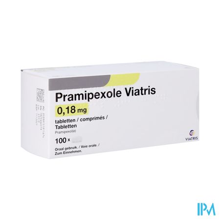 Pramipexole Viatris 0,18mg Comp 100
