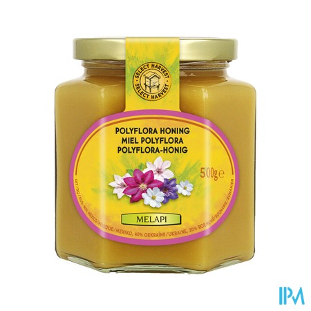 Melapi Honing Polyflora Zacht 500g 5531 Revogan