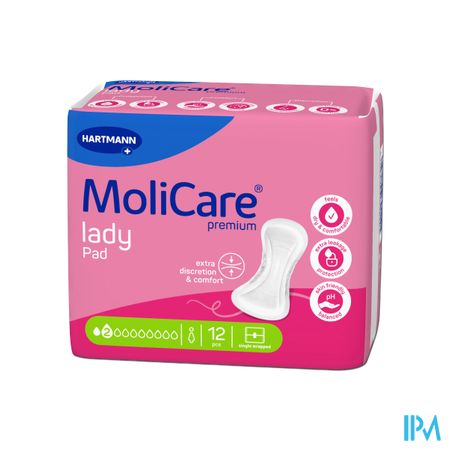 Molicare Premium Lady Pad 2 Drops 26,5x11cm 12