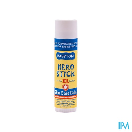 Babyton Hero Stick Natuurlijke Balsem Xl 15ml