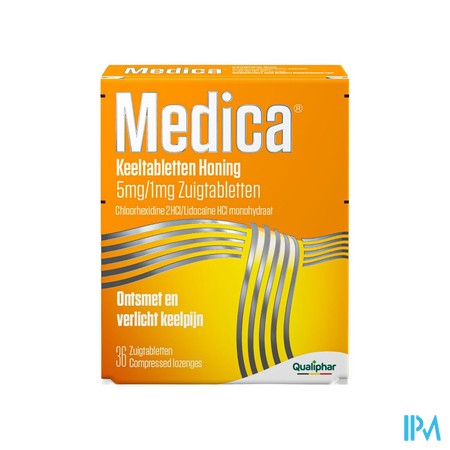 Medica Keeltabletten Honing 36 zuigtabletten
