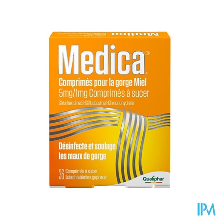 Medica Comprimes Gorge Miel Comp A Sucer 36