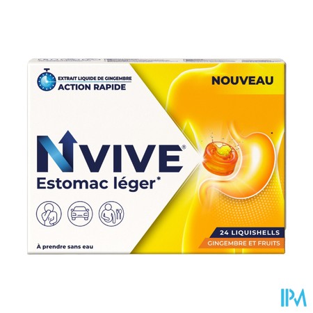 Nvive Estomac Leger Liquishells 24